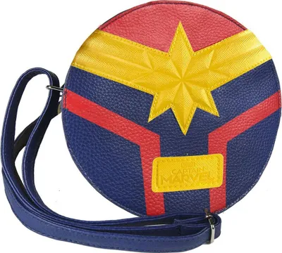 Produktbild von Cerda Group Faux Leather Captain Marvel Navy One Size