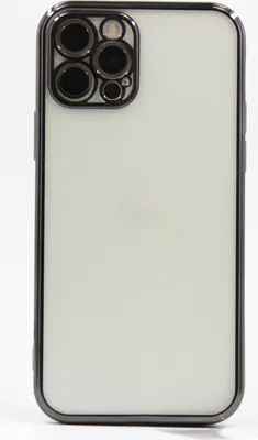 Produktbild von Hülle für Apple iPhone 12 Pro - Soft Plating Case - Schwarz