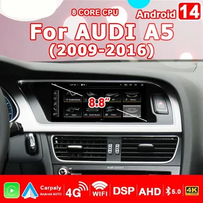 Immagine prodotto di Autoradio - Lettore multimediale - Sistema 2DIN - Schermo touchscreen - CarPlay wireless - Android 14 - GPS