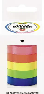 Image de folia Kit de rubans de satin NEON couleurs assorties 5 rubans