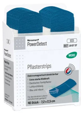 Produktbild von PowerDetect Pflasterstrips, 7,2 x 2,5 cm, 40 Stk