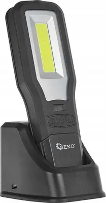 Obrázek produktu pro GEKO Dílenská svítilna COB LED 10 W + 5 W, 550 lm, powerbanka 2000 mAh - G15119