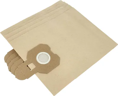 Produktbild von vhbw 5x Staubbeutel kompatibel mit Hitachi CV-200P, CV-250PI, CV-400P eco, CV-300P Staubsauger - 32cm x 20cm braun