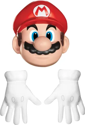 Produktbild von Super Mario Accessoire-Set Maske und Handschuhe
