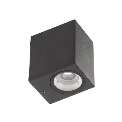 Produktbild von Lucande LED-Außenwandleuchte Tavi, anthrazit, 9,5 cm, IP54