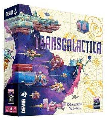 Produktbild von Transgalactica – Strategisches Sci-Fi Worker Placement Brettspiel