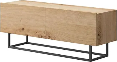 Produktbild von Eichenmöbelstück mit natürlicher Maserung, zeitlos elegant, 120 x 37 x 47 cm