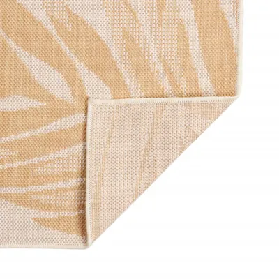 Produktbild von vidaXL Outdoor-Teppich Flachgewebe 120x170 cm Blattmuster