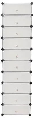 Obrázok produktu pre Organizér na topánky s 10 priehradkami a dvierkami