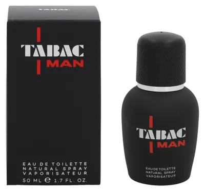 Produktbild von Tabac Man 50ml, Männer, 50 ml, Nicht nachfüllbare Flasche, Bergamotte, Lavendel, Zitrone, Orange, Pfefferminz, Veilchen (Blatt), Orange, Bergamotte, Mandarine, Zitronenschale, Lavendel, grüne Blattakkorde, Pfefferminz,..., Kardamom, Koriander, Geranium, Eichenmoos, Patschuli, Sandelholz