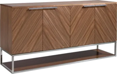 Produktbild von Angel Cerdá Sideboard Nussbaum und verchromter Stahl 3233