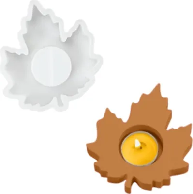 Produktbild von Silikonform Herbst, Silikonform Kerzenhalter, Silikonformen Gießformen Herbst Silikonform Gießform Giessformen Silikon Gießformen für Beton Herbst Deko Herbstdeko Herbst Dekoration