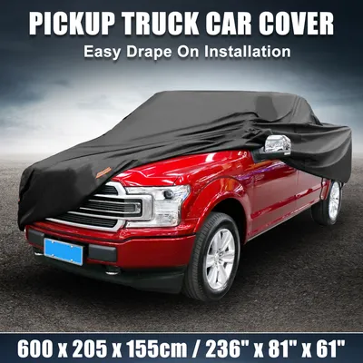 Image de Bâche Voiture Pickup Camion Housse Protection Étanche Tous Météo Anti-Poussière pour Ford F150 F350 jusqu'à 600cm