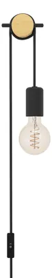 Image de Eglo Applique Buddon E27 brun-noir bois
