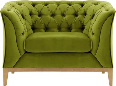 Image de Fauteuil Chesterfield Modern Wood-Velluto 9-Chêne clair