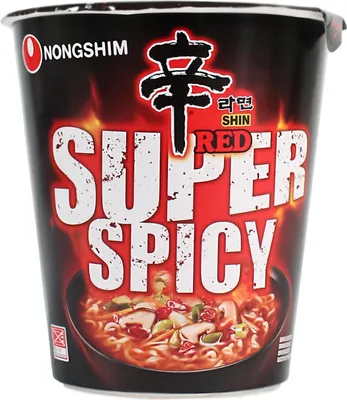 Produktbild von Nong Shim Instant Cup Nudeln RED Shin Ramyun 68g