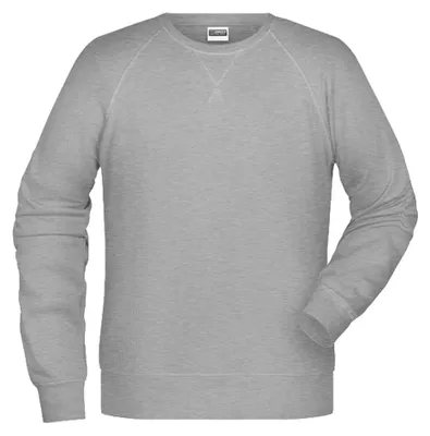 Produktbild von James and Nicholson - Sweatshirt für Herren LT2494 (XXL) (Grauheide)
