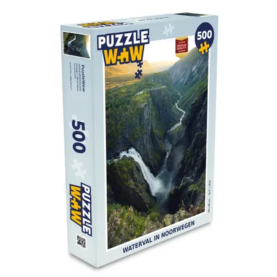 Obrázok produktu pre MuchoWow® Puzzle 500 ks Vodopád v Nórsku