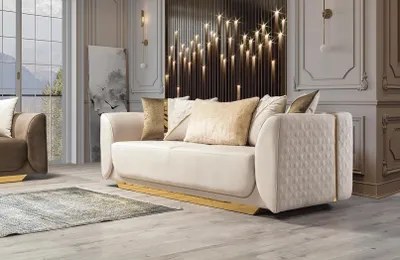 Immagine prodotto di Design 3 posti relax divani club lounge divano imbottitura tessile divano tessuto divani in tessuto