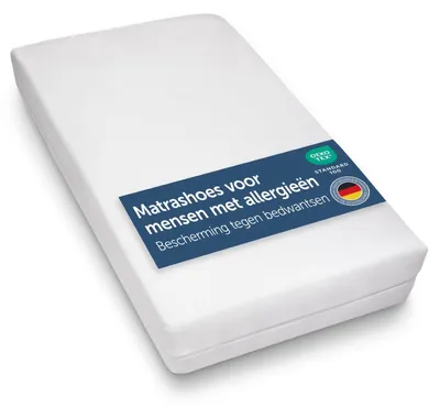 Matratzenschoner Anti-Allergie 90x220 cm, 2er-Set, mit Reißverschluss