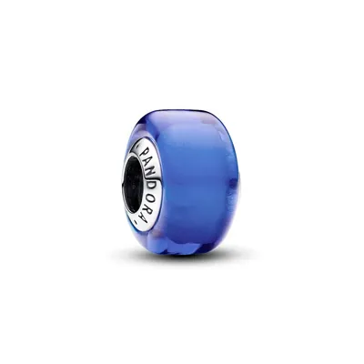 Zdjęcie produktu dla PANDORA Mini Charm z niebieskiego szkła Murano i srebra 925