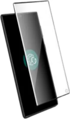 Produktbild von Force Glass, Displayschutz für Galaxy S24 Ultra aus gehärtetem Glas 3D 9H+., Schwarz transparent