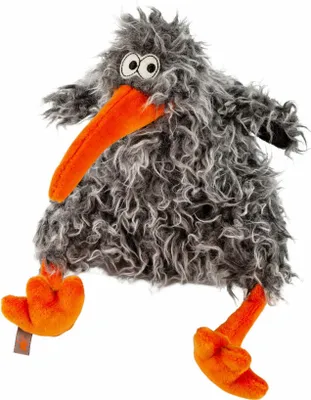 Immagine prodotto di sigikid Bottom Bouncer Kikeriki, Kuscheltier, Stofftier, Schmusetier, Grau, 21 cm, 42986