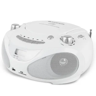 Immagine prodotto di Boombox CD/Radio/MP3/USB Bianco