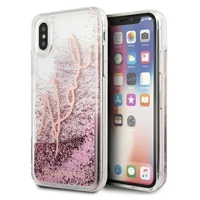 Obrázok produktu pre Obal na mobil Karl Lagerfeld KLHCPXTRKSRG pre Apple iPhone X/XS
