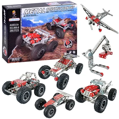 Obrázok produktu pre Kovové stavebné bloky 288 el 6v1 ZA3870