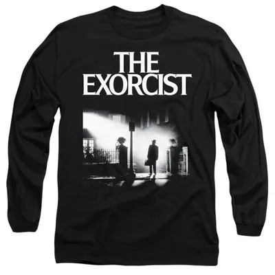 Produktbild von The Exorcist - T-Shirt für Herren/Damen Uni, Langärmlig TV38053 (L) (Schwarz)