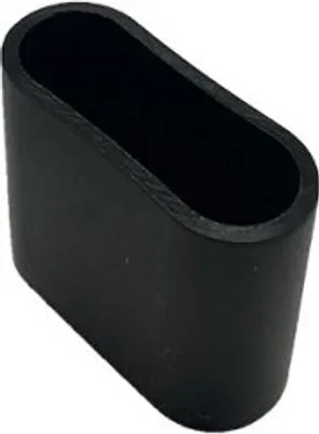 Produktbild von Fußkappe 45mm x 17mm oval schwarz MWH