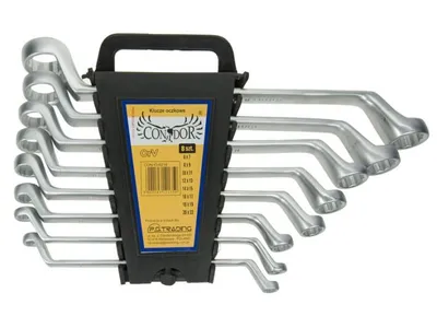 Obrázek produktu pro Sady úhlových očkových klíčů 6-22 mm, 8 kusů