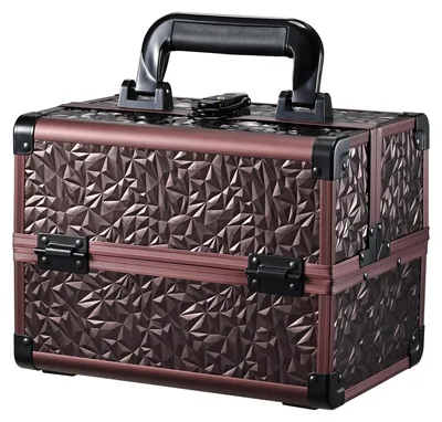 Produktbild von Kosmetikkoffer mit Schloss, Beauty-Koffer aus Aluminium