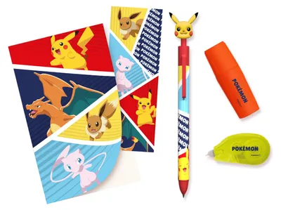 Produktbild von Pokémon – Schreibset mit Notizbuch – 5 Stück