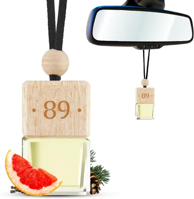 Produktbild von Auto Lufterfrischer Grapefruit Cederholz Pfeffer, Duftanhänger, bis 90 Tage, für das Auto