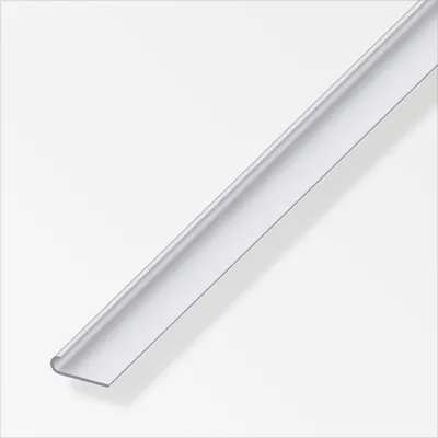 Produktbild von alfer Kantenschutzprofil Aluminium 1 m x 22 mm silber