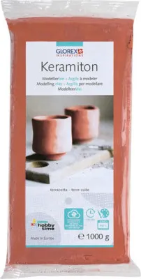 Zdjęcie produktu dla Keramiton, glina terakotowa 1000 g do modelowania