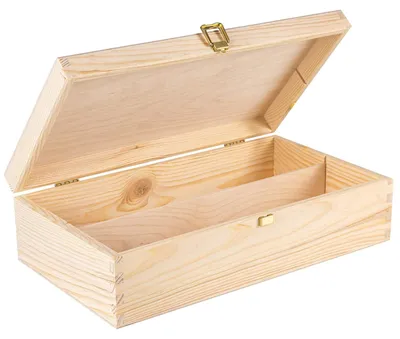 Productafbeelding van Creative Deco Wijn Houten Kist Gewoon, 35 x 20 x 9,5 cm