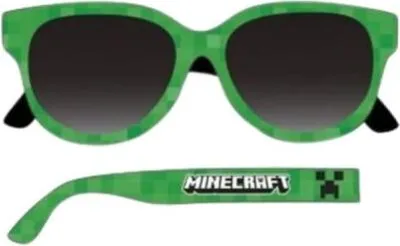 Immagine prodotto di Occhiali da sole per bambini Minecraft - perfetti per le giornate di sole Green