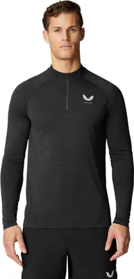 Produktbild von Castore Cme40967 Seamless Halbreißverschluss-sweatshirt Schwarz S Mann Schwarz S