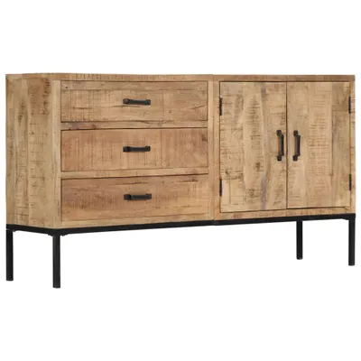 Produktbild von Sideboard 140x35x75 cm Massivholz Mango
