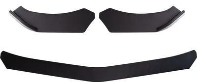 Produktbild von Universal Frontspoiler Spoiler Lippe Stoßstange in Matt Schwarz