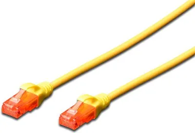 Produktbild von Digitus DK-1614-050/Y, 5 m, Cat6, U/UTP (UTP), RJ-45, RJ-45, Gelb