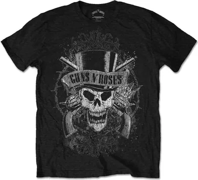 Produktbild von Guns N' Roses Faded Skull Black XL T-Shirt