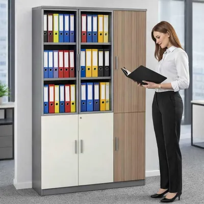 Immagine prodotto di Armadio da ufficio di design, armadio moderno, mobili per ufficio, armadio capiente per documenti