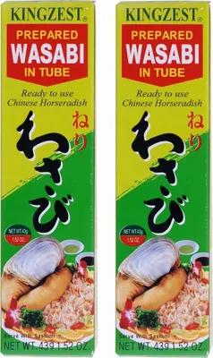 Produktbild von 2er Pack KINGZEST Wasabi Paste in Tube (2x 43kg) | Meerrettich Paste