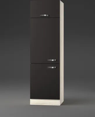 Produktbild von Küchen Kühlschrankumbau Faro H661-9 in anthrazit 60 cm breit