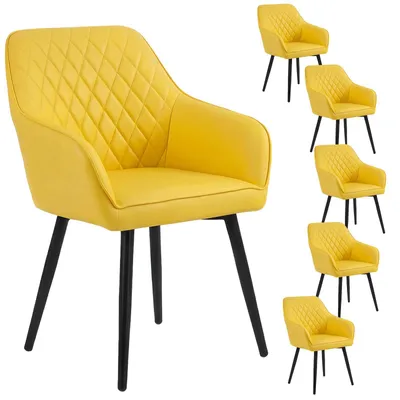Image de Chaises de salle à manger HOMAVO (lot de 6) | Chaises de salle à manger, chaise de bureau, tabouret, chaise de bureau