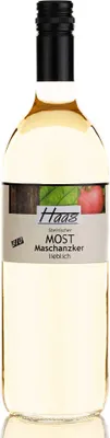 Produktbild von Sortenreiner Apfelmost Maschanzker 1000ml - Gehaltvoller Apfelwein mit würzigen und zarten Zimt- und Zitronentönen von Obstbau Haas